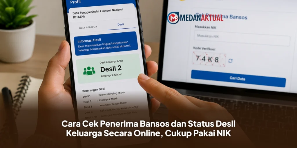 Cara Cek Penerima Bansos dan Status Desil Keluarga Secara Online, Cukup Pakai NIK