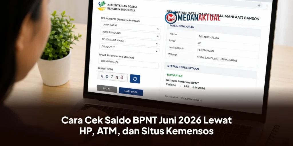 Cara Cek Saldo BPNT Juni 2026 Lewat HP, ATM, dan Situs Kemensos