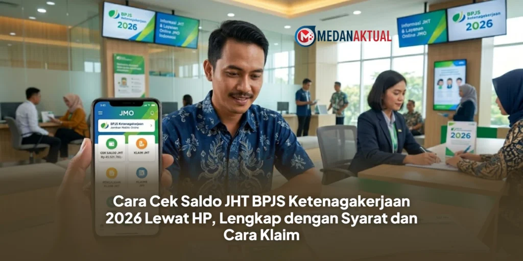 Cara Cek Saldo JHT BPJS Ketenagakerjaan 2026 Lewat HP, Lengkap dengan Syarat dan Cara Klaim