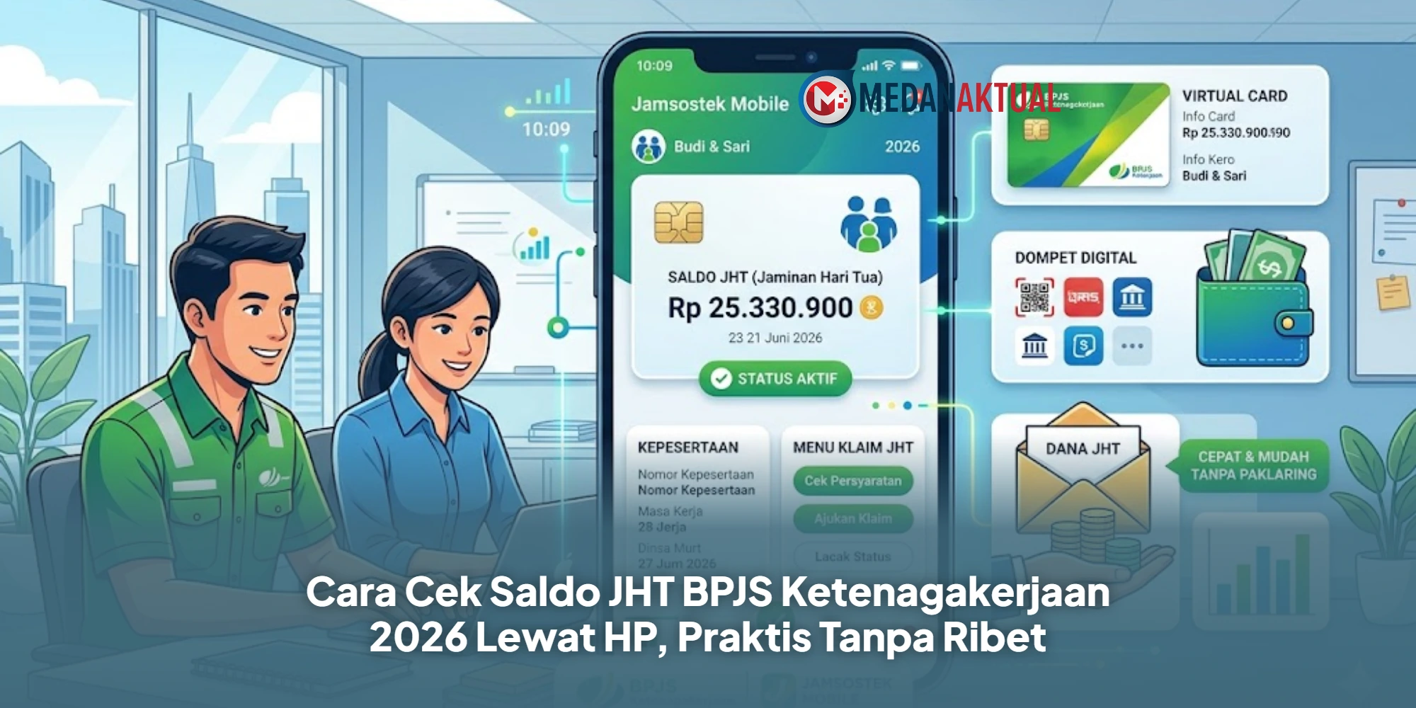 Cara Cek Saldo JHT BPJS Ketenagakerjaan 2026 Lewat HP, Praktis Tanpa Ribet