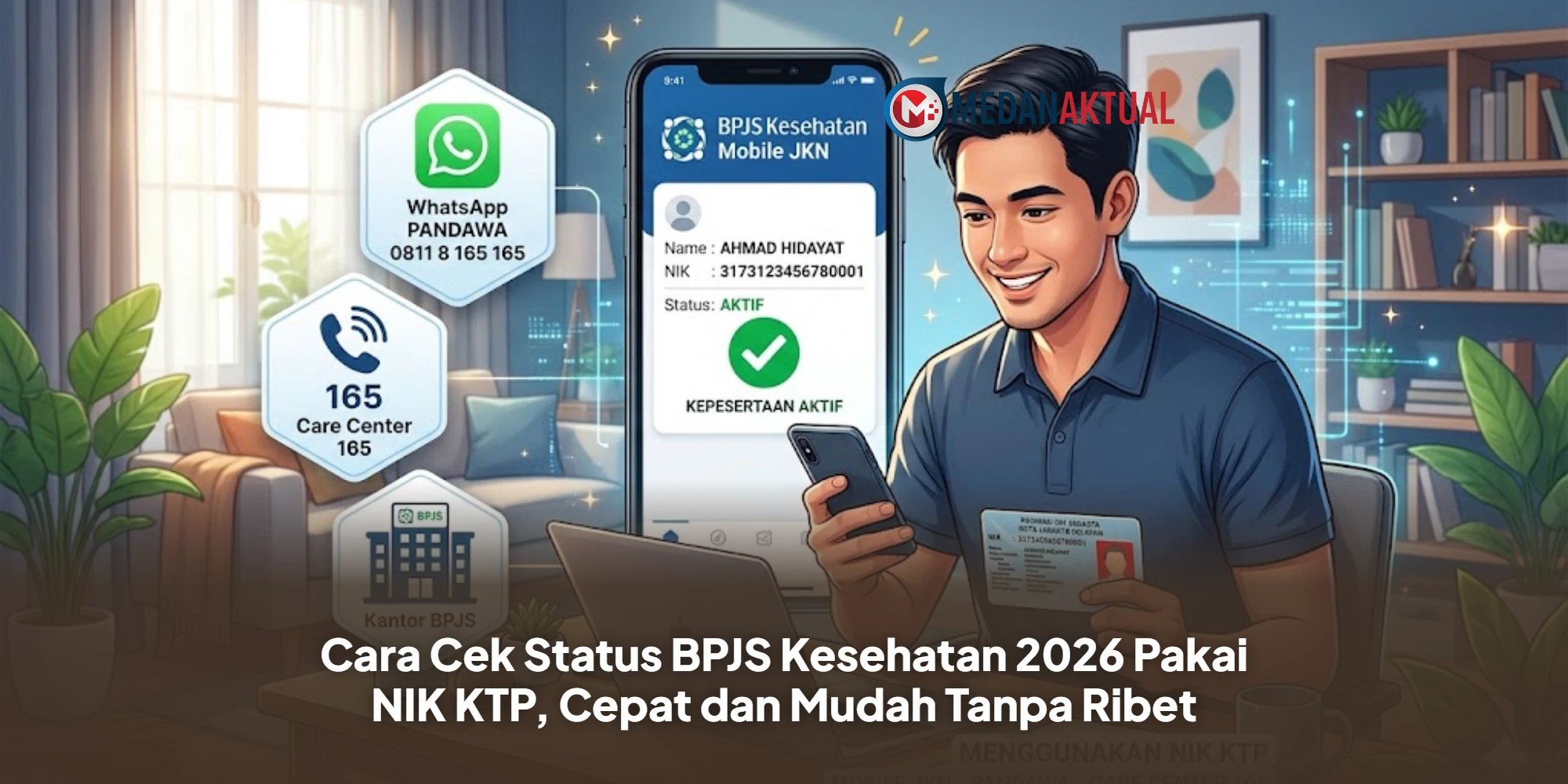 Cara Cek Status BPJS Kesehatan 2026 Pakai NIK KTP, Cepat dan Mudah Tanpa Ribet