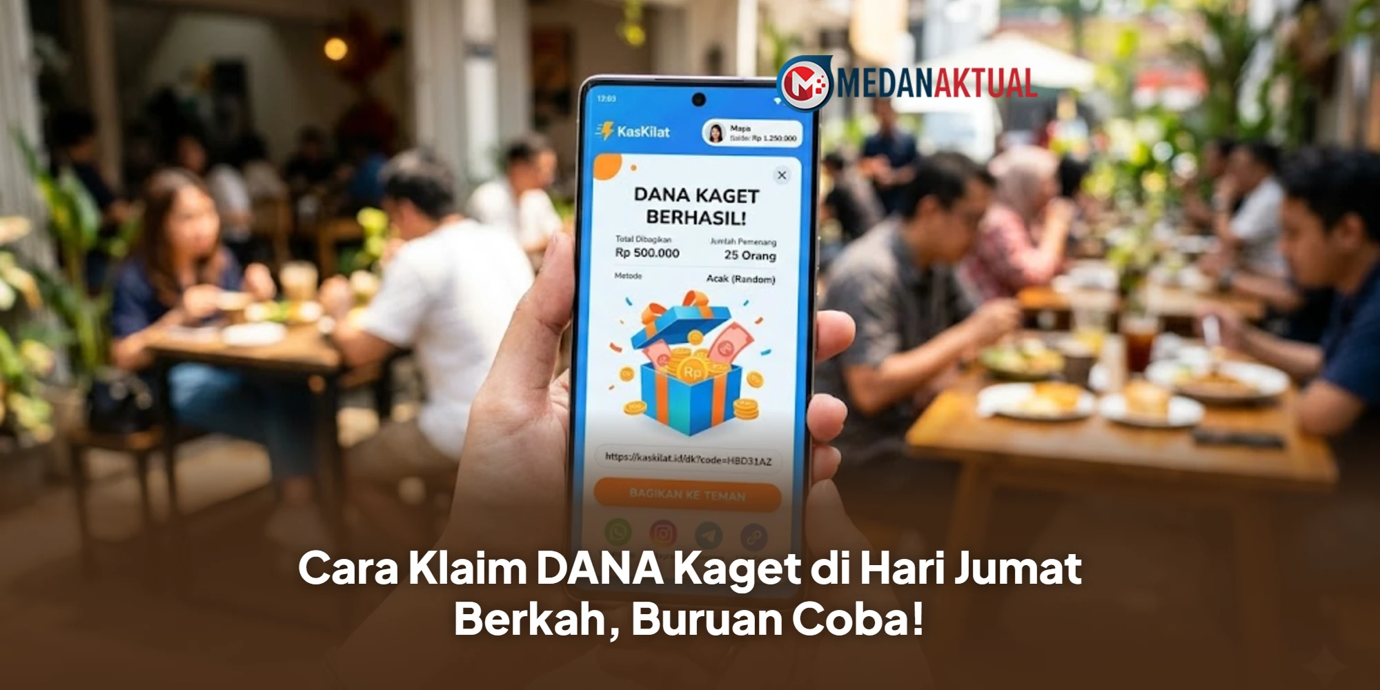Cara Klaim DANA Kaget di Hari Jumat Berkah, Buruan Coba!