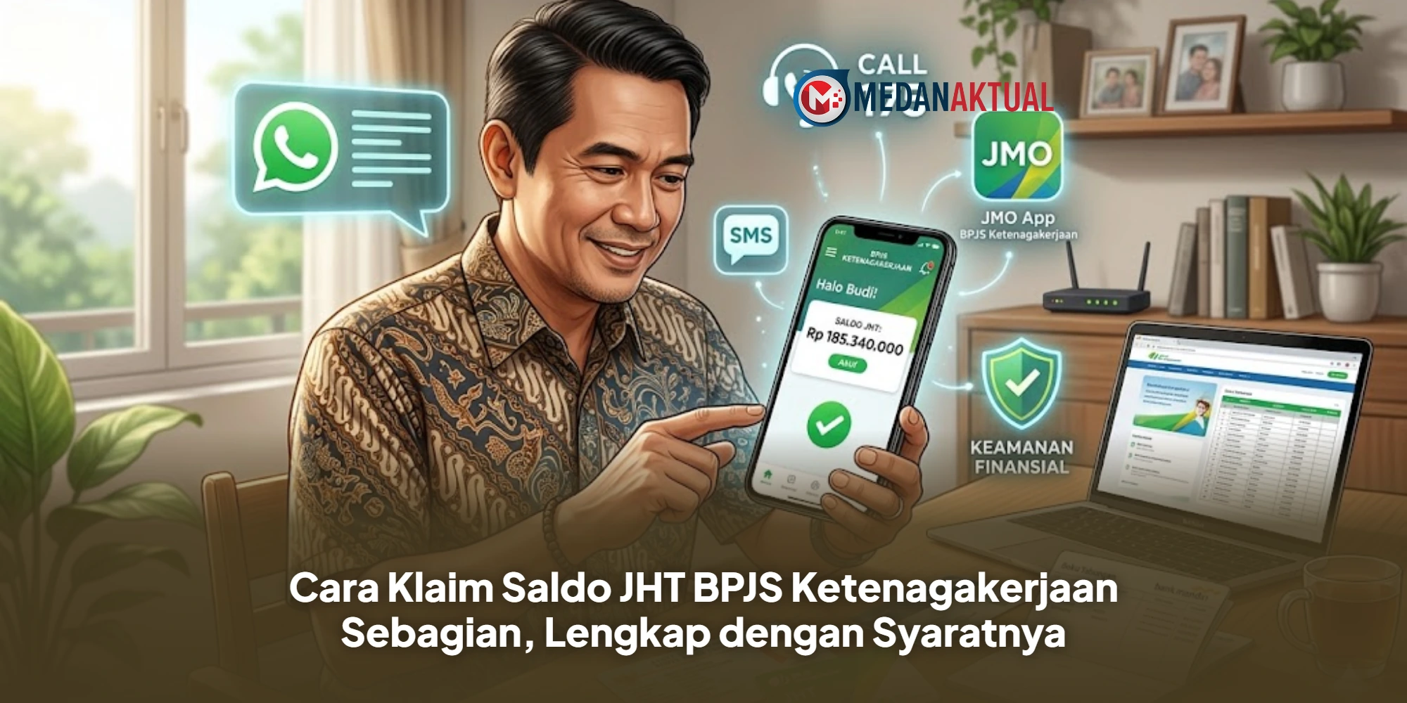 Cara Klaim Saldo JHT BPJS Ketenagakerjaan Sebagian, Lengkap dengan Syaratnya