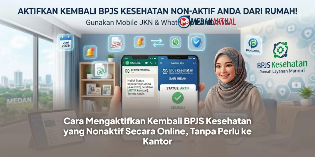 Cara Mengaktifkan Kembali BPJS Kesehatan yang Nonaktif Secara Online, Tanpa Perlu ke Kantor