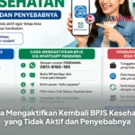 Cara Mengaktifkan Kembali BPJS Kesehatan yang Tidak Aktif dan Penyebabnya