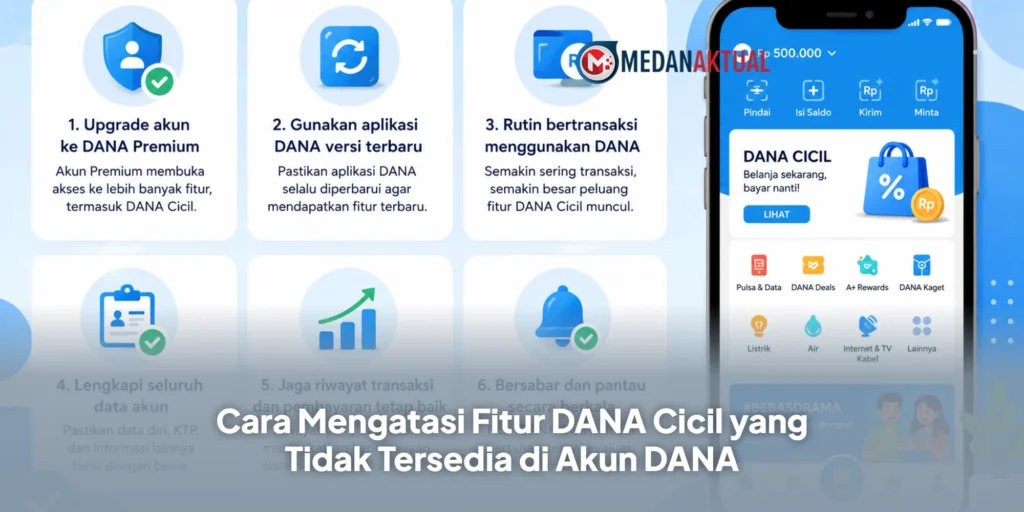 Cara Mengatasi Fitur DANA Cicil yang Tidak Tersedia di Akun DANA Anda