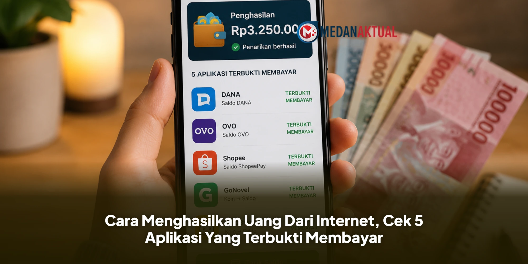 Cara Menghasilkan Uang Dari Internet, Cek 5 Aplikasi Yang Terbukti Membayar
