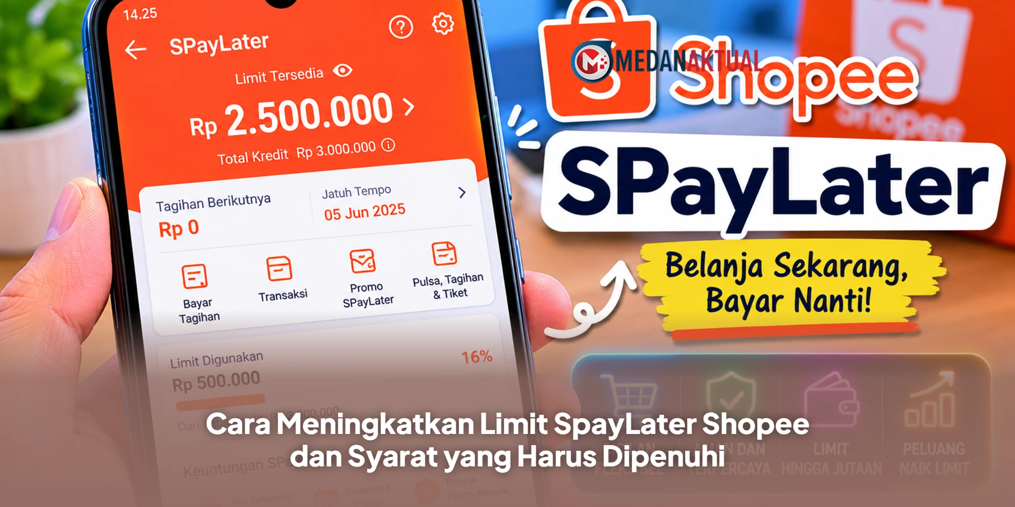 Cara Meningkatkan Limit SpayLater Shopee dan Syarat yang Harus Dipenuhi