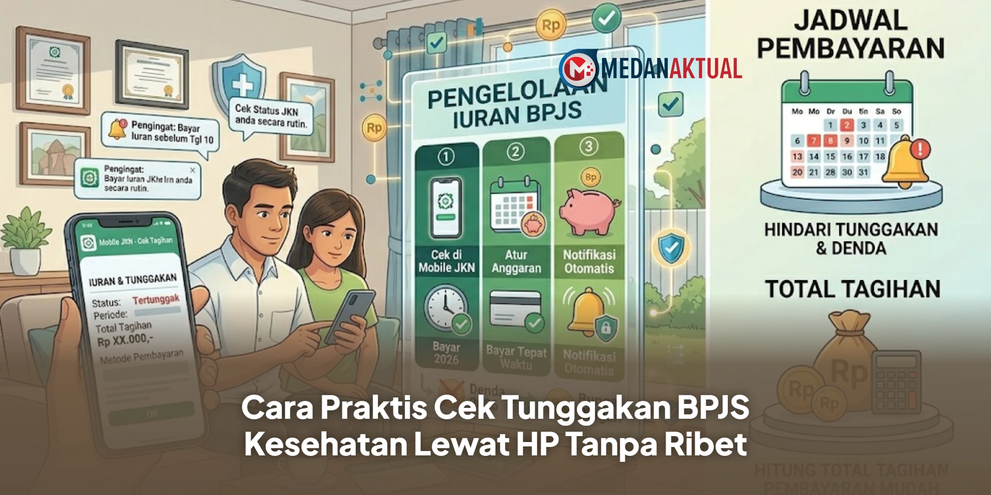 Cara Praktis Cek Tunggakan BPJS Kesehatan Lewat HP Tanpa Ribet