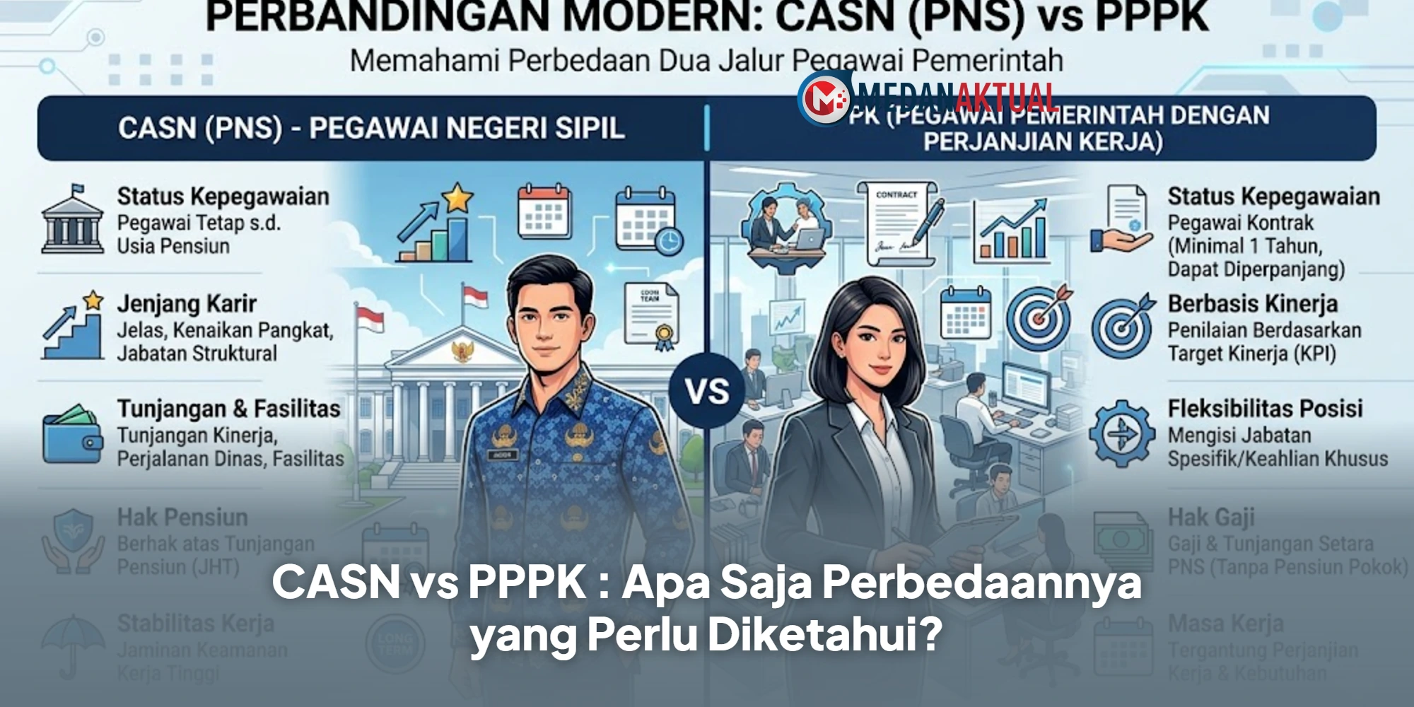 CASN vs PPPK : Apa Saja Perbedaannya yang Perlu Diketahui?