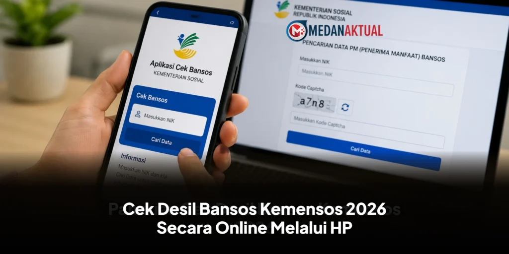 Cek Desil Bansos Kemensos 2026 Secara Online Melalui HP