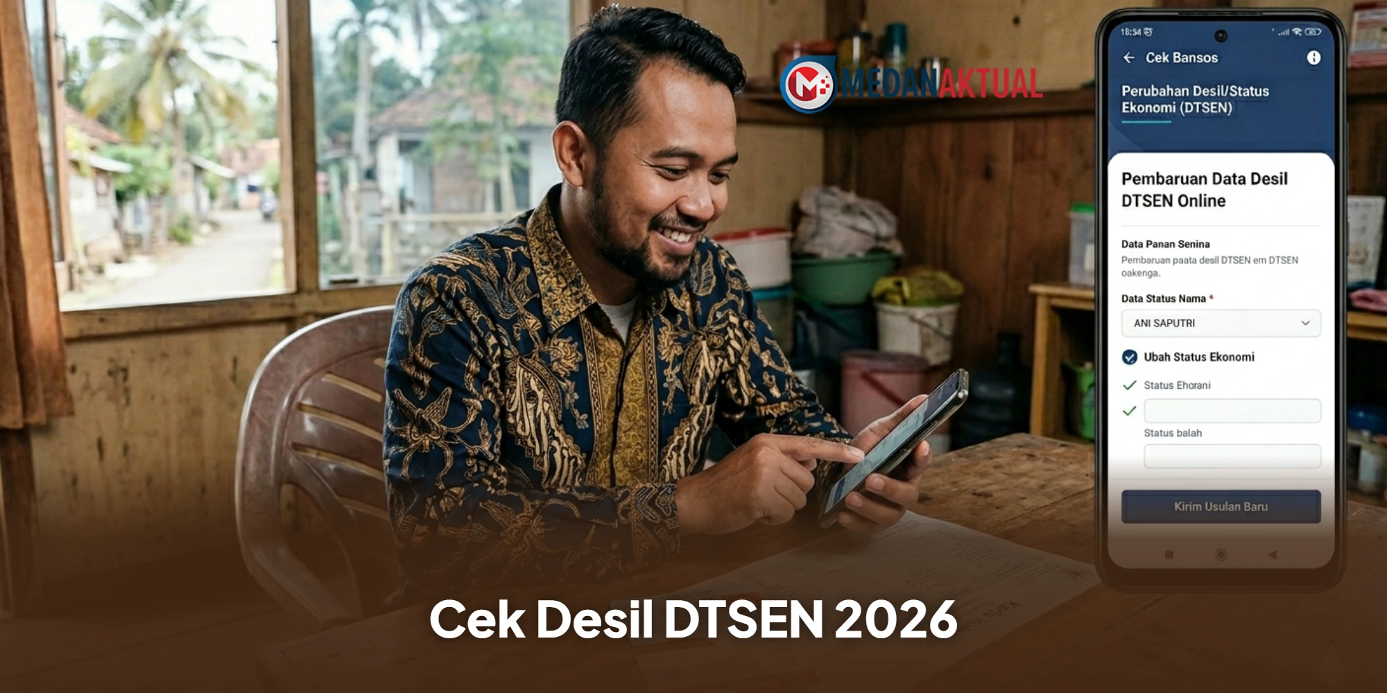 Cek Desil DTSEN 2026: Cara Mengetahui Status Desil dengan NIK KTP Secara Online