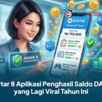 Daftar 8 Aplikasi Penghasil Saldo DANA yang Lagi Viral Tahun Ini