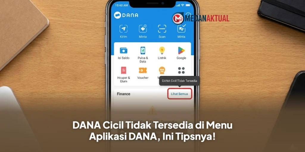 DANA Cicil Tidak Tersedia di Menu Aplikasi DANA, Ini Tipsnya!