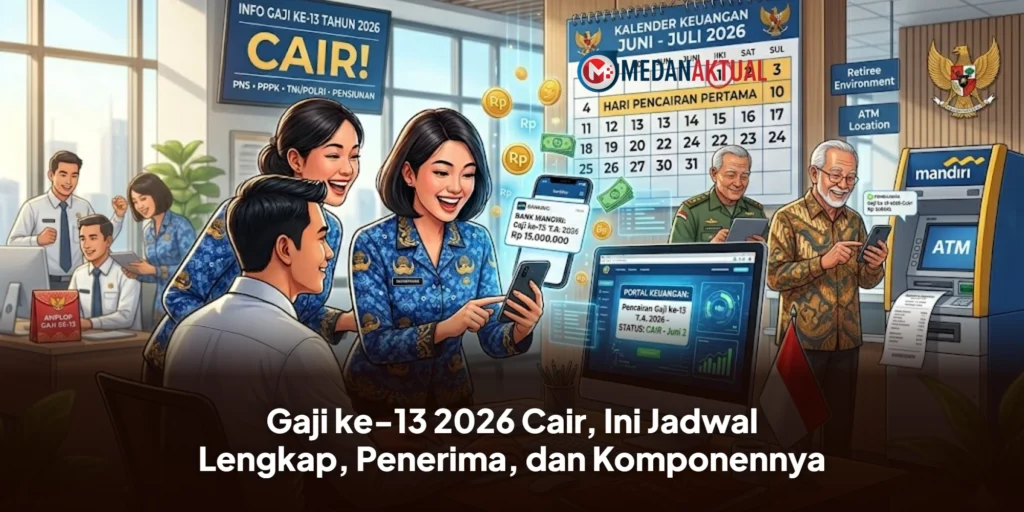 Gaji ke-13 2026 Cair, Ini Jadwal Lengkap, Penerima, dan Komponennya