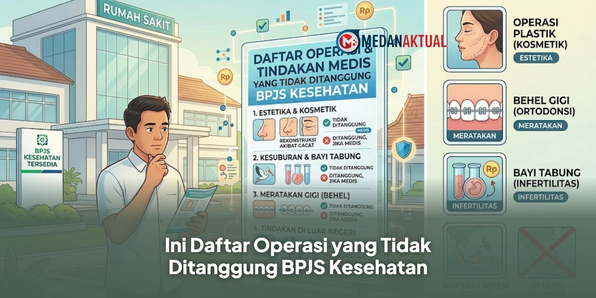 Ini Daftar Operasi yang Tidak Ditanggung BPJS Kesehatan