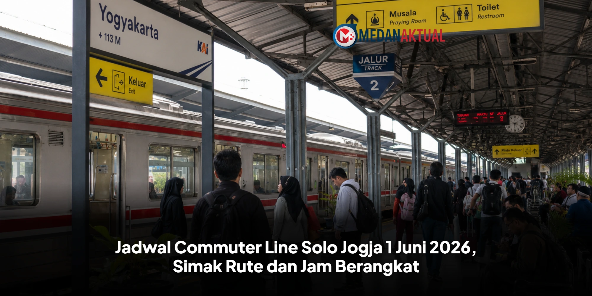 Jadwal Commuter Line Solo Jogja 1 Juni 2026, Simak Rute dan Jam Berangkat