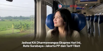 Jadwal KA Dharmawangsa Ekspres Hari Ini, Rute Surabaya–Jakarta PP dan Tarif Tiket