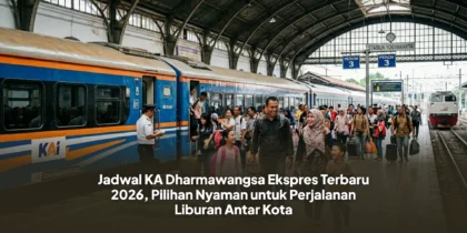 Jadwal KA Dharmawangsa Ekspres Terbaru 2026, Pilihan Nyaman untuk Perjalanan Liburan Antar Kota