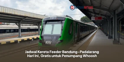 Jadwal Kereta Feeder Bandung–Padalarang Hari Ini, Gratis untuk Penumpang Whoosh