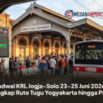 Jadwal KRL Jogja-Solo 23-25 Juni 2026: Lengkap Rute Tugu Yogyakarta hingga Palur