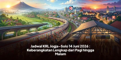 Jadwal KRL Jogja–Solo 14 Juni 2026 : Keberangkatan Lengkap dari Pagi hingga Malam