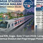 Jadwal KRL Jogja–Solo 17 Juni 2026: Lengkap Semua Stasiun dari Pagi hingga Malam