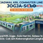 Jadwal KRL Jogja–Solo Hari Ini, Selasa 16 Juni 2026: Cek Jam Keberangkatan Lengkap