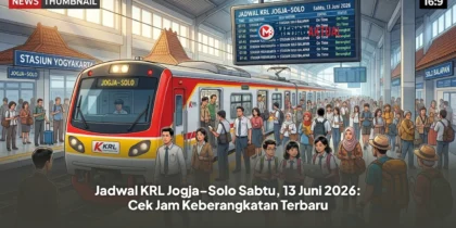 Jadwal KRL Jogja–Solo Sabtu, 13 Juni 2026: Cek Jam Keberangkatan Terbaru