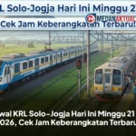 Jadwal KRL Solo-Jogja Hari Ini Minggu 21 Juni 2026, Cek Jam Keberangkatan Terbaru!