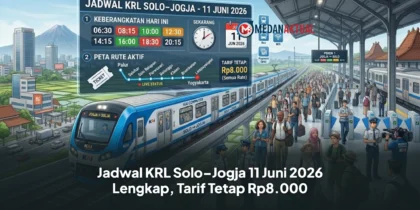 Jadwal KRL Solo–Jogja 11 Juni 2026 Lengkap, Tarif Tetap Rp8.000