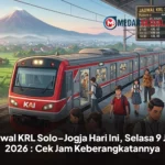 Jadwal KRL Solo–Jogja Hari Ini, Selasa 9 Juni 2026 : Cek Jam Keberangkatannya