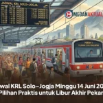 Jadwal KRL Solo–Jogja Minggu 14 Juni 2026, Pilihan Praktis untuk Libur Akhir Pekan