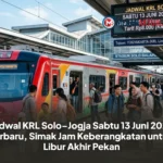 Jadwal KRL Solo–Jogja Sabtu 13 Juni 2026 Terbaru, Simak Jam Keberangkatan untuk Libur Akhir Pekan