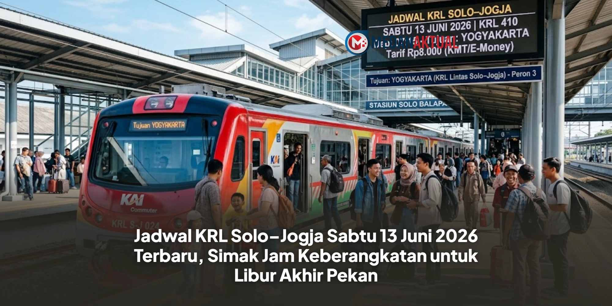 Jadwal KRL Solo–Jogja Sabtu 13 Juni 2026 Terbaru, Simak Jam Keberangkatan untuk Libur Akhir Pekan
