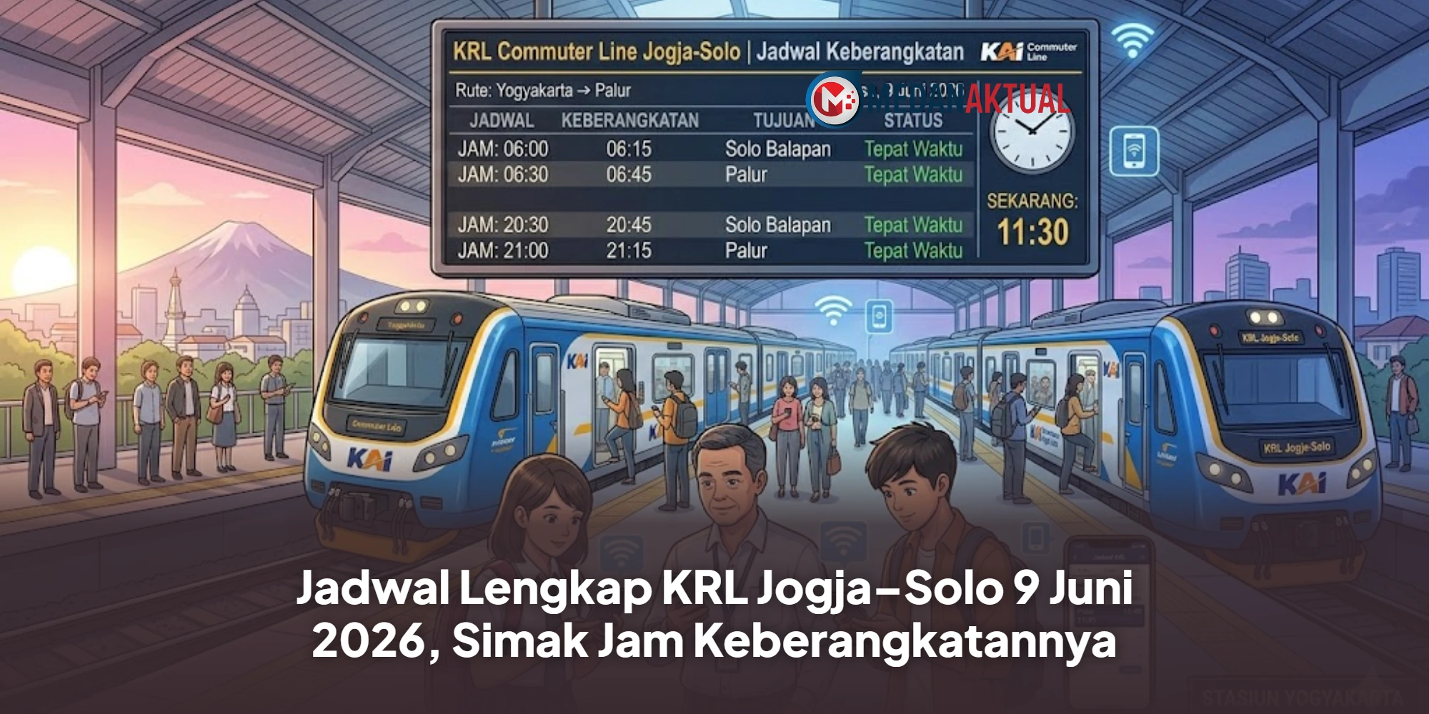 Jadwal Lengkap KRL Jogja–Solo 9 Juni 2026, Simak Jam Keberangkatannya