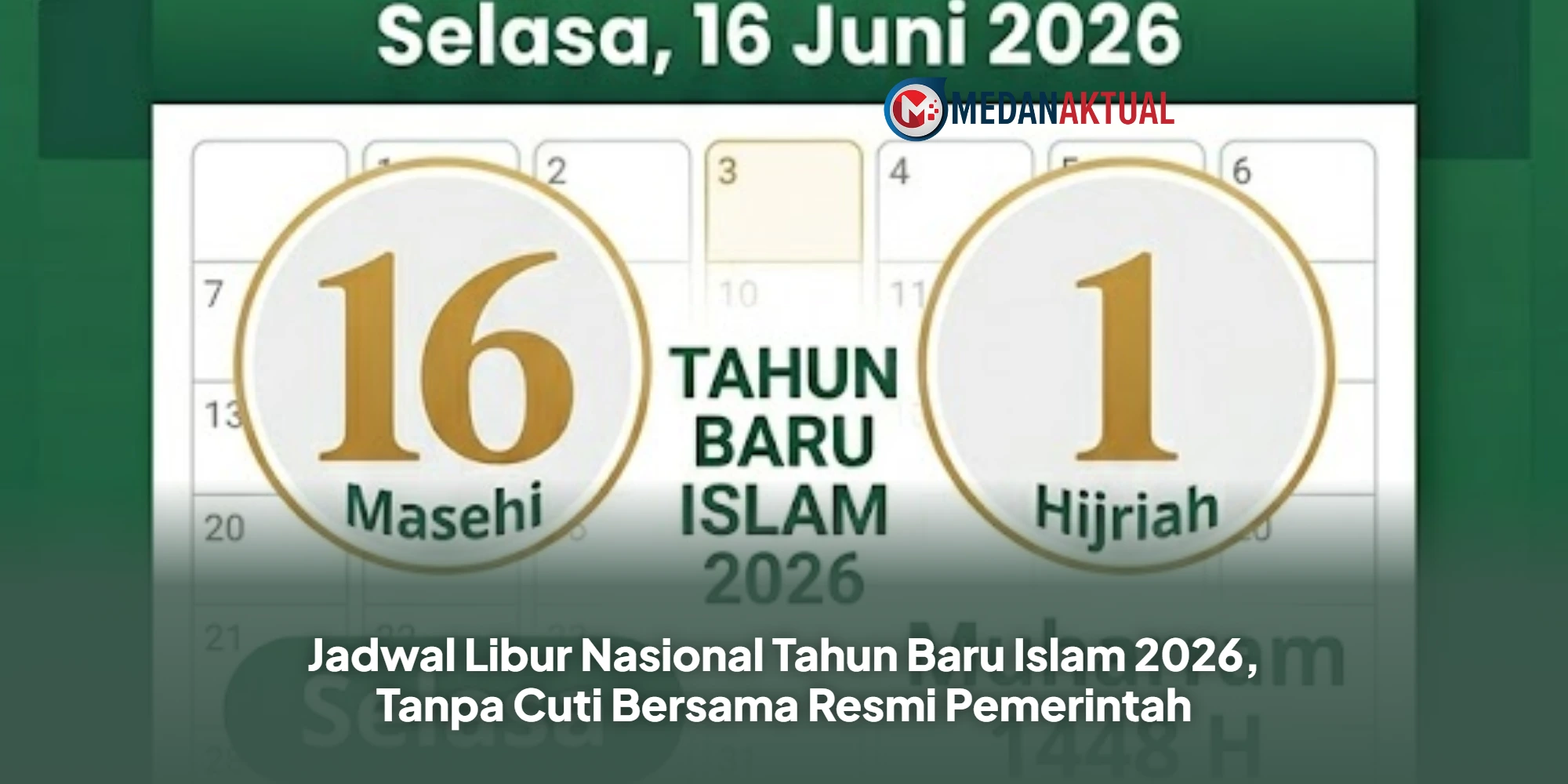 Jadwal Libur Nasional Tahun Baru Islam 2026, Tanpa Cuti Bersama Resmi Pemerintah