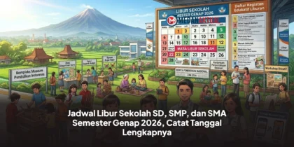 Jadwal Libur Sekolah SD, SMP, dan SMA Semester Genap 2026, Catat Tanggal Lengkapnya