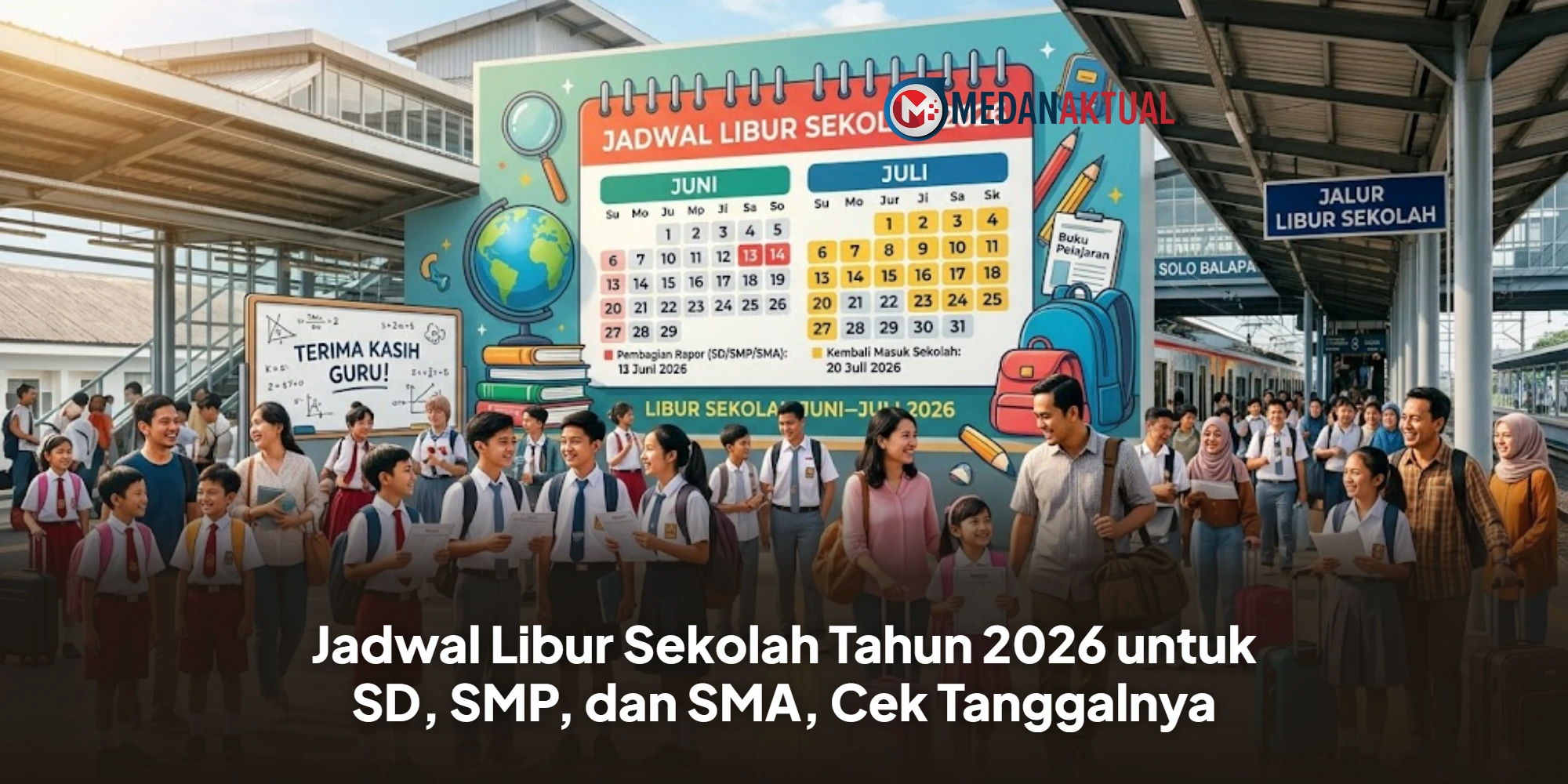 Jadwal Libur Sekolah Tahun 2026 untuk SD, SMP, dan SMA, Cek Tanggalnya