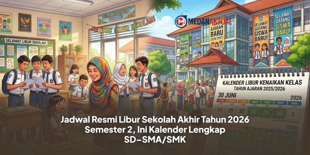 Jadwal Resmi Libur Sekolah Akhir Tahun 2026 Semester 2, Ini Kalender Lengkap SD–SMA/SMK