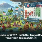 Kalender Juni 2026 : Ini Daftar Tanggal Merah yang Masih Tersisa Bulan Ini