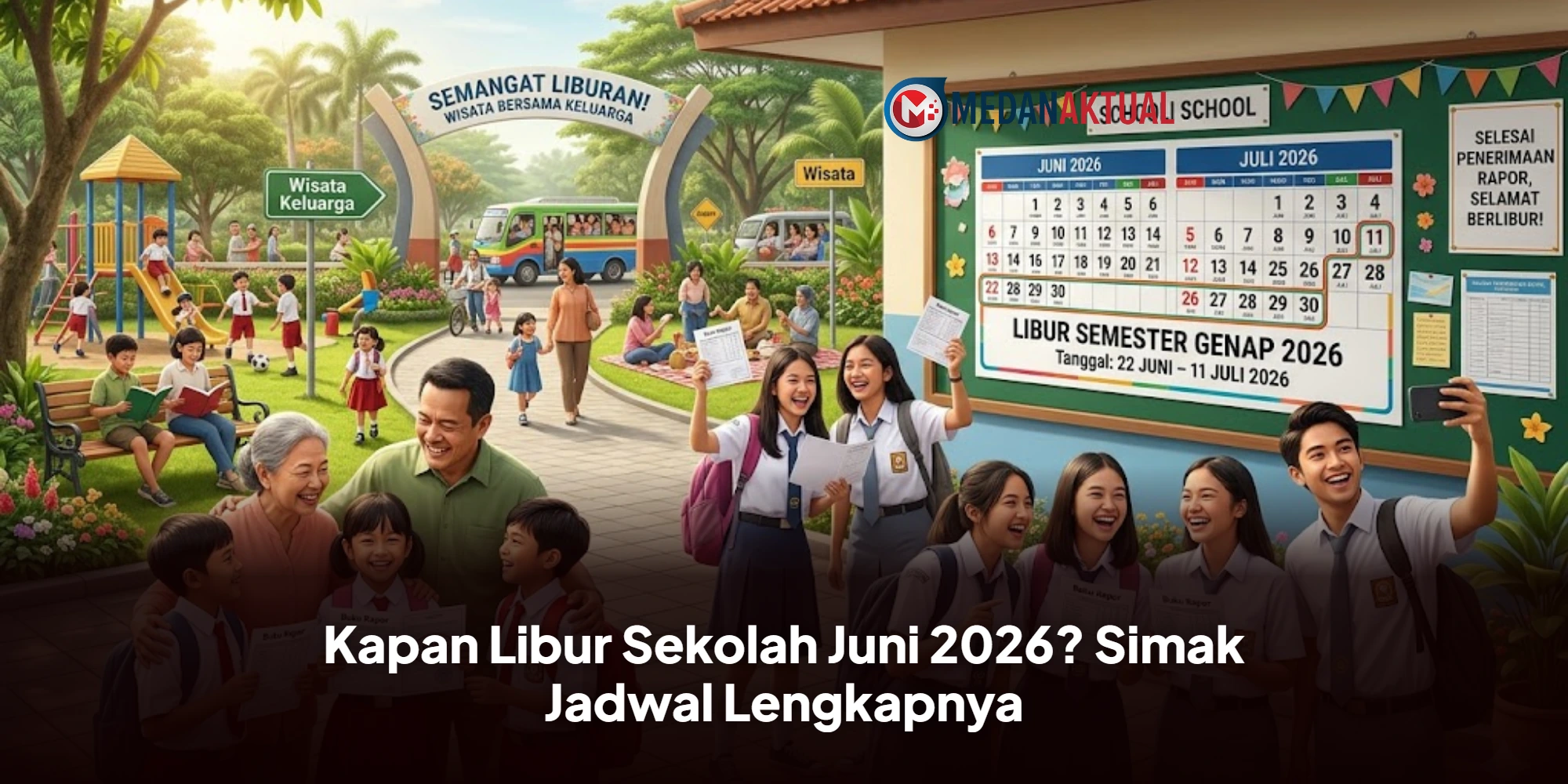 Kapan Libur Sekolah Juni 2026? Simak Jadwal Lengkapnya
