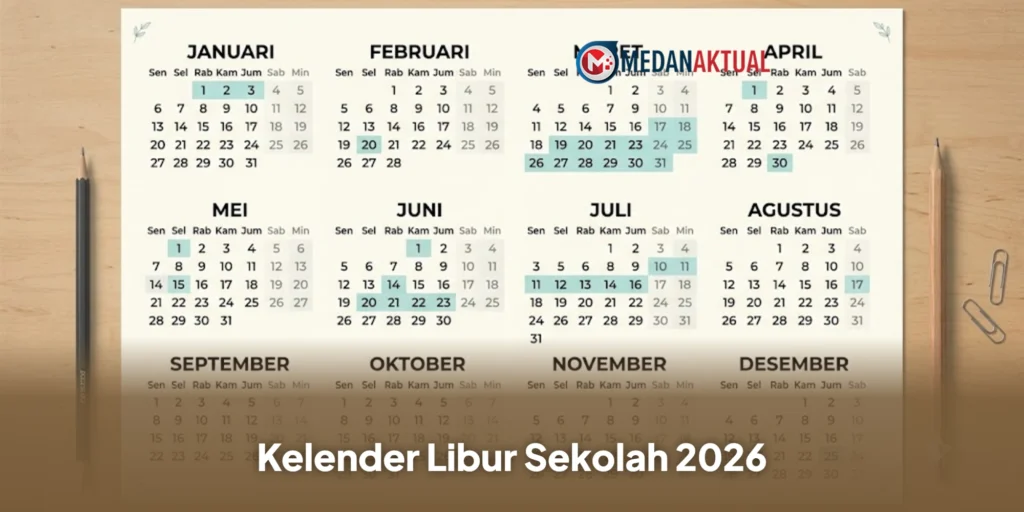 Kalender Libur Sekolah Akhir Tahun Ajaran 2025/2026 di Berbagai Daerah