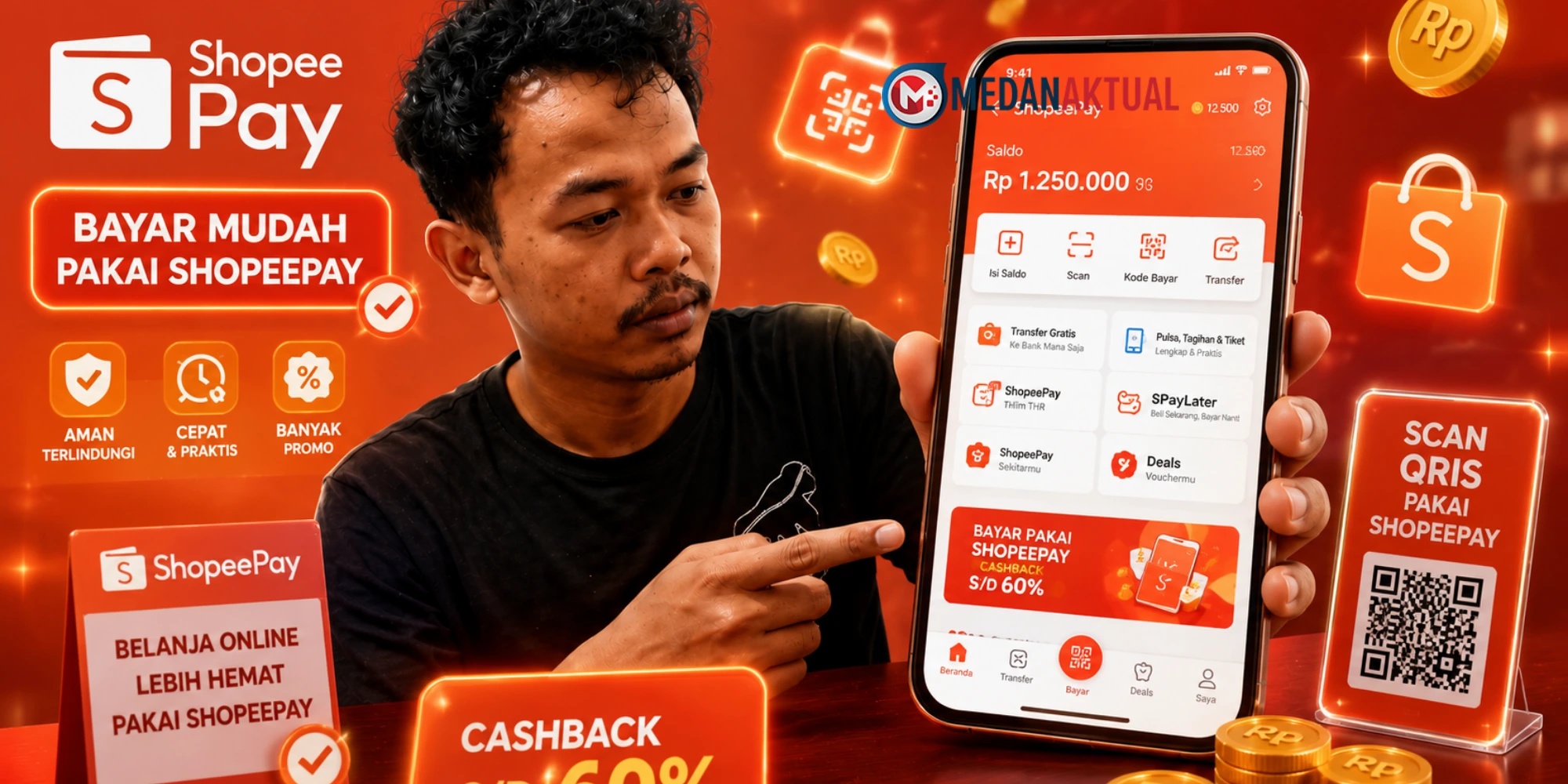 Cara Mudah Top Up ShopeePay, Bisa Lewat Bank hingga Minimarket