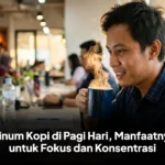 Minum Kopi di Pagi Hari, Manfaatnya untuk Fokus dan Konsentrasi