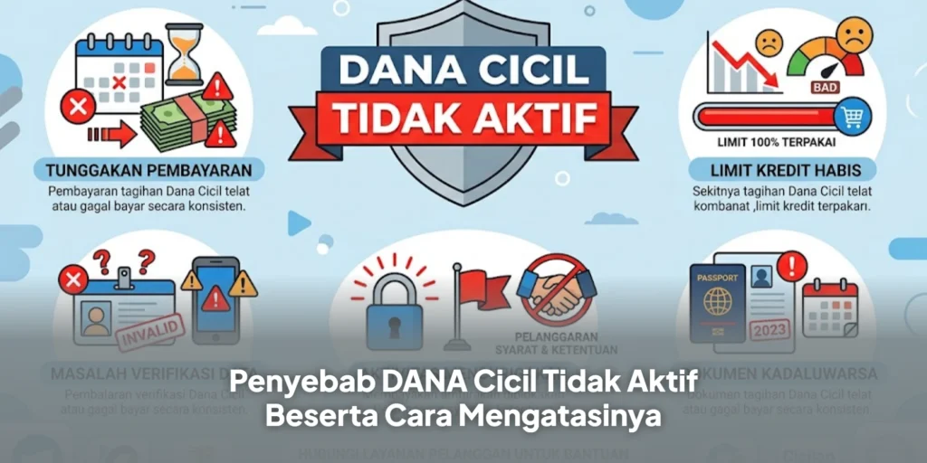 Penyebab DANA Cicil Tidak Aktif Beserta Cara Mengatasinya