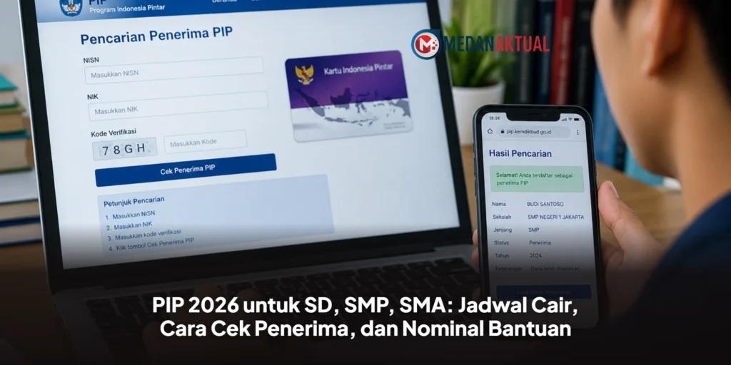 PIP 2026 untuk SD, SMP, SMA: Jadwal Cair, Cara Cek Penerima, dan Nominal Bantuan