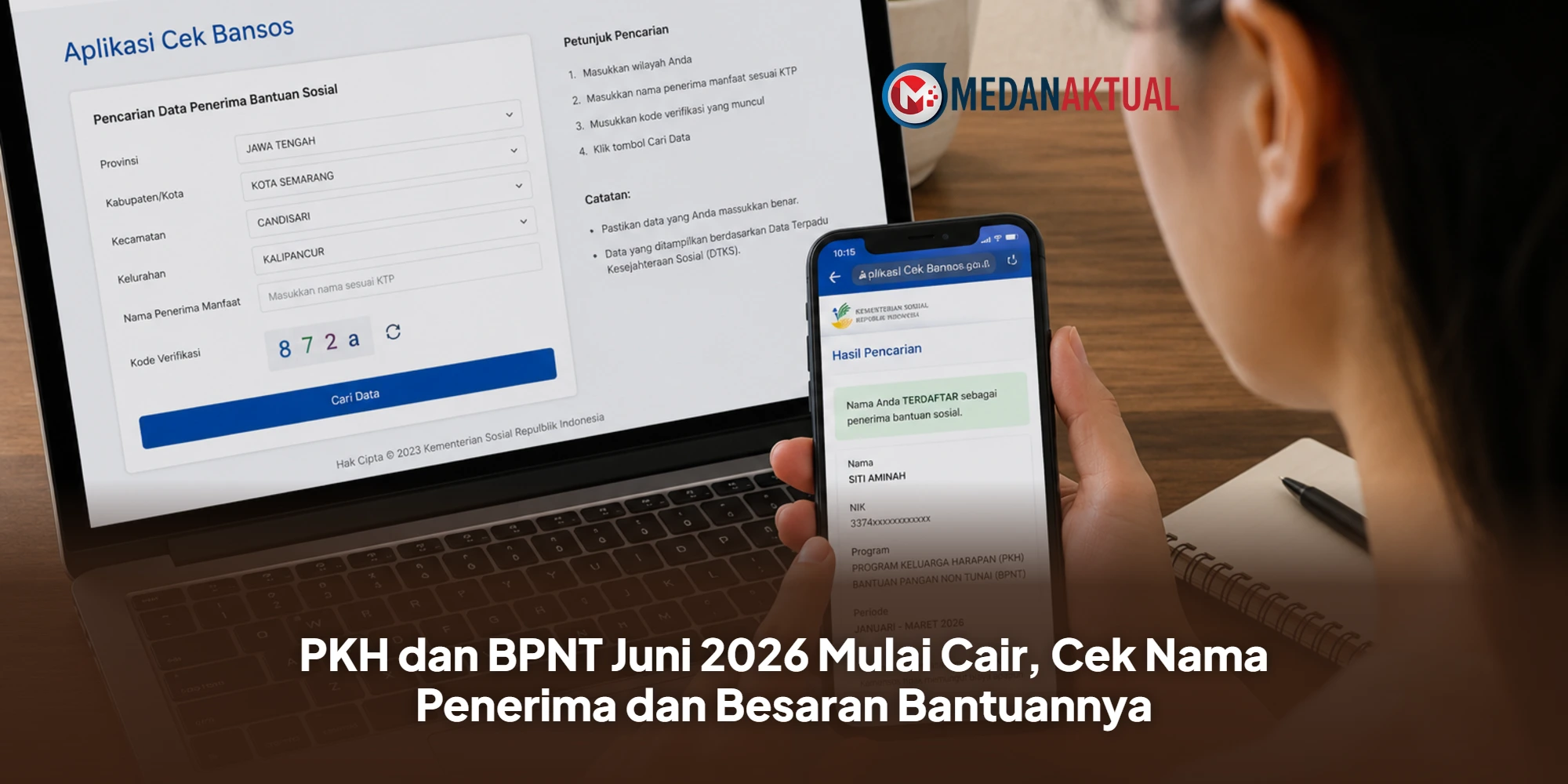 PKH dan BPNT Juni 2026 Mulai Cair, Cek Nama Penerima dan Besaran Bantuannya