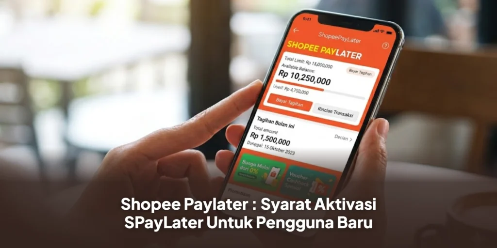 Shopee Paylater : Syarat Aktivasi SPayLater Untuk Pengguna Baru Temukan lebih banyak cek Lembaga Pemerintah Panduan Kota & Daerah Fitur Spaylater menawarkan dengan sistem belanja sekarang dan pembayaran dilakukan di kemudian hari sesuai jadwal yang telah ditentukan. Untuk bisa menikmati fitur tersebut, langkah awal yang harus dilakukan adalah mengaktifkan SPayLater Shopee melalui aplikasi resmi Shopee. Namun tidak semua akun Shopee langsung mendapatkan fitur Spaylater karena Shopee akan melakukan penilaian terhadap kelayakan akun. Sebelum mengajukan aktivasi, pengguna perlu memastikan akun Shopee sudah terverifikasi dan memenuhi semua persyaratan yang berlaku. Temukan lebih banyak Referensi Geografis Demografi Aplikasi Cek Bansos Table of Contents− Persyaratan Mengaktifkan SPayLater Shopee Cara Mengaktifkan SPayLater Shopee Terbaru 2026 Tips Agar Pengaktifan SPayLater Berhasil Kesimpulan Persyaratan Mengaktifkan SPayLater Shopee Temukan lebih banyak Aplikasi & Add-On Seluler Kesejahteraan & Pengangguran Referensi Geografis Sebelum mengaktifkan SPayLater Shopee, ada beberapa syarat yang harus dipenuhi, yaitu: Usia minimal 18 tahun Memiliki KTP asli yang masih berlaku Menggunakan aplikasi Shopee versi terbaru Akun Shopee sudah terdaftar dan terverifikasi Usia akun Shopee lebih dari 3 bulan Akun aktif digunakan untuk transaksi atau berbelanja secara rutin Jika seluruh persyaratan tersebut terpenuhi, peluang pengajuan SPayLater untuk disetujui akan menjadi lebih besar. Temukan lebih banyak Demografi Panduan Kota & Daerah cek Cara Mengaktifkan SPayLater Shopee Terbaru 2026 Bagi pengguna yang sudah mendapatkan fitur SPayLater di akun Shopee, berikut langkah-langkah untuk mengaktifkan fiturnya: Buka aplikasi Shopee Pada halaman utama pilih “Saya” Pilih SPayLater klik Aktifkan Sekarang Masukkan Kode Verfikasi (OTP), klik “Lanjut” Unggah foto KTP secara jelas, cek nama dan NIK dan Konfirmasi Lakukan verifikasi wajah dengan memilih ikon Mulai Verifikasi Wajah, lalu arahkan wajah ke dalam bingkai dan pastikan foto wajah jelas. Setelah semua tahapan selesai, pengguna hanya perlu menunggu hasil verifikasi dari pihak Shopee. Temukan lebih banyak Lembaga Pemerintah Aplikasi & Add-On Seluler Kesejahteraan & Pengangguran Tips Agar Pengaktifan SPayLater Berhasil Berikut ada beberapa langkah yang dapat membantu meningkatkan peluang aktivasi Spaylater Shopee berhasil: Lengkapi data akun shopee dengan lengkap Gunakan data identitas yang sesuai Pastikan Foto KTP Jelas Lakukan verifikasi wajah dengan jelas Gunakan nomor telepon yang aktif Jaga riwayat penggunaan akun shopee Hindari mengajukan berulang kali dalam waktu singkat