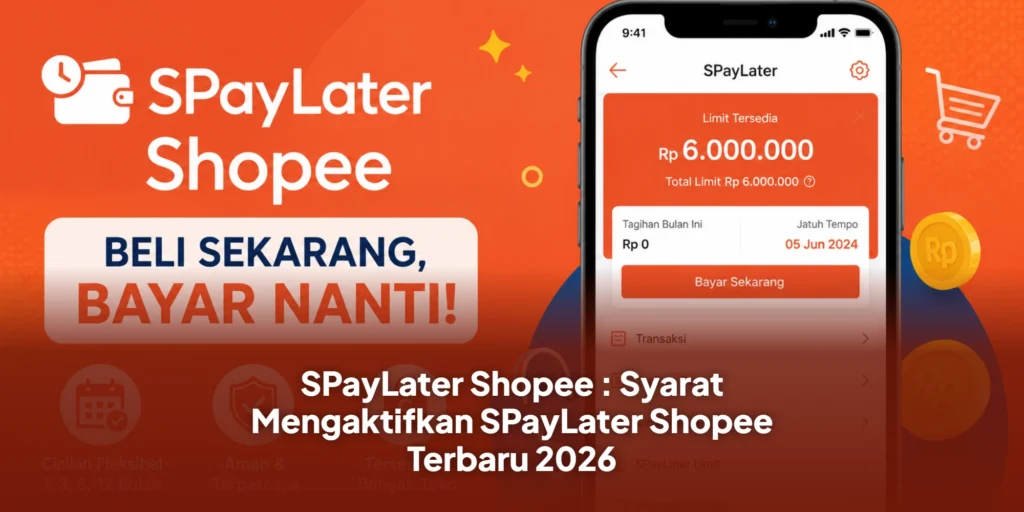 SPayLater Shopee : Syarat Mengaktifkan SPayLater Shopee Terbaru 2026